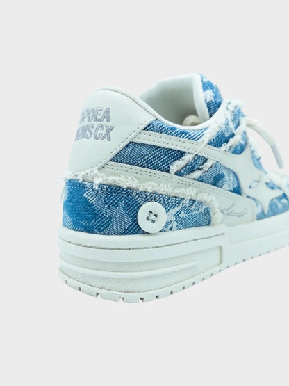 DCRB Broken Denim Sneakers